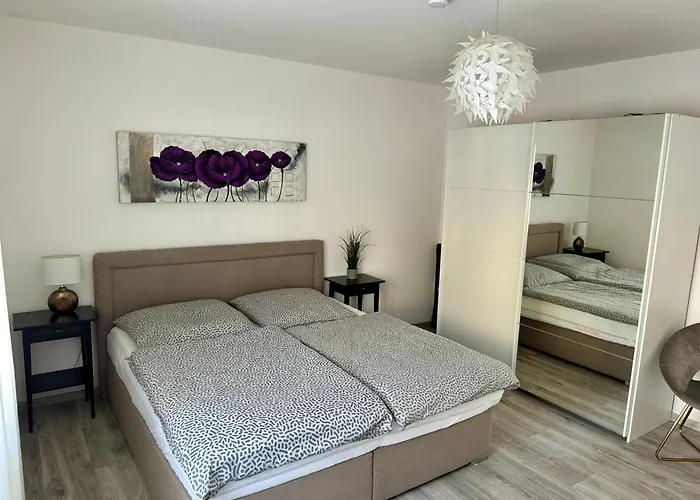 Traumhafte Kurstadt Apartment Moderne 2Zkb Balkon Pkw Stpl-Self-Check-In 24 H