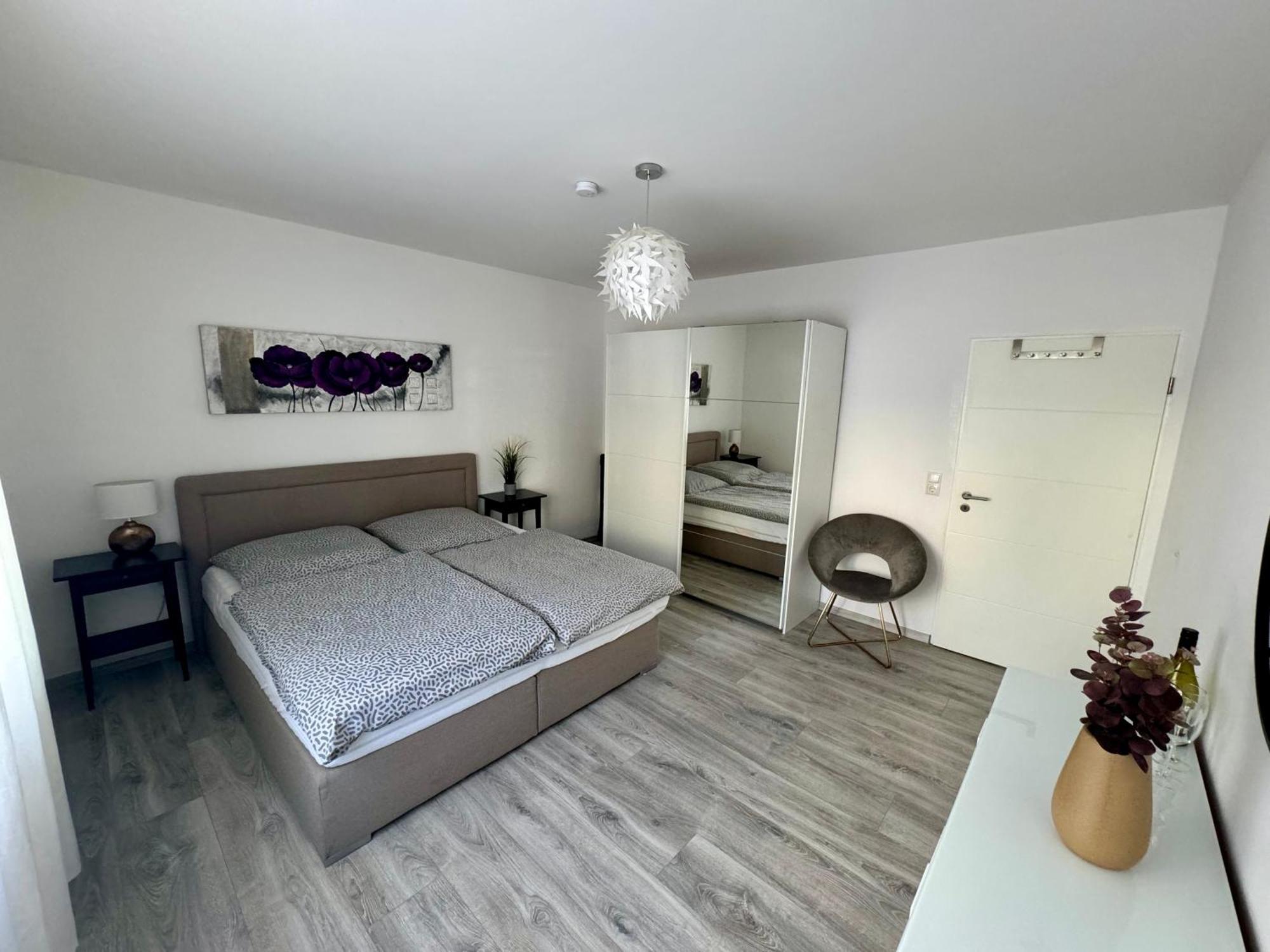 Traumhafte Kurstadt Moderne 2zkb Balkon Pkw Stpl-self-check-in 24 H Apartment